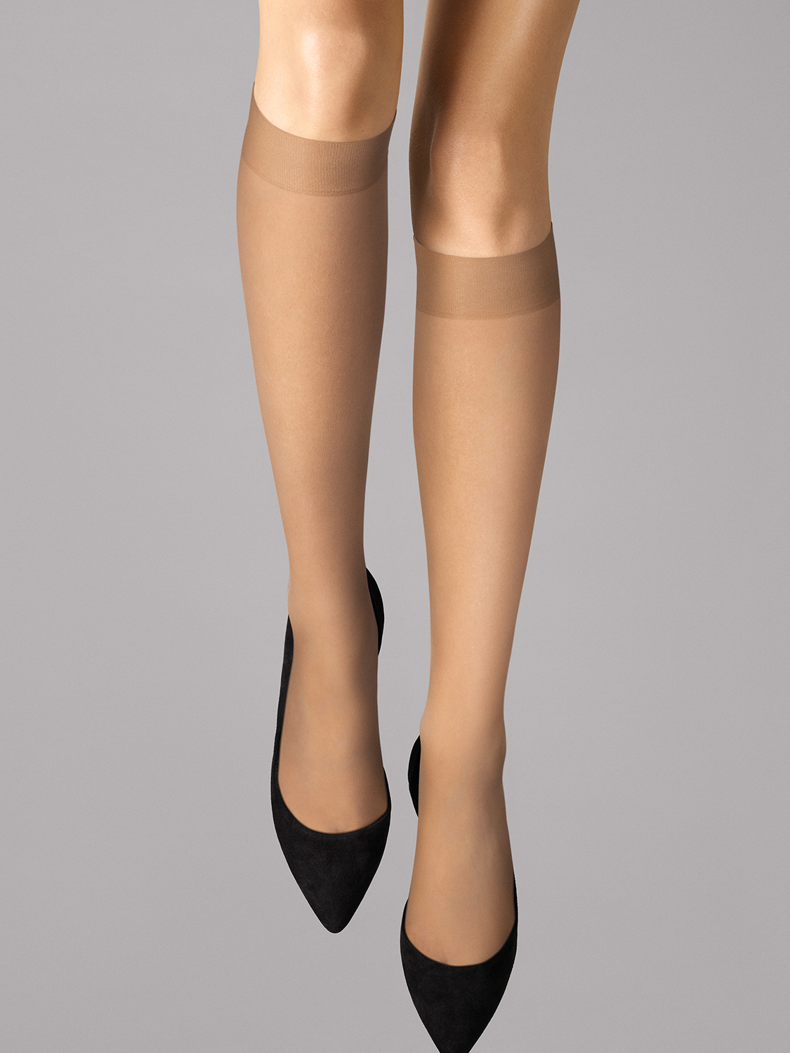 

individual 10 knee-highs, Caramel