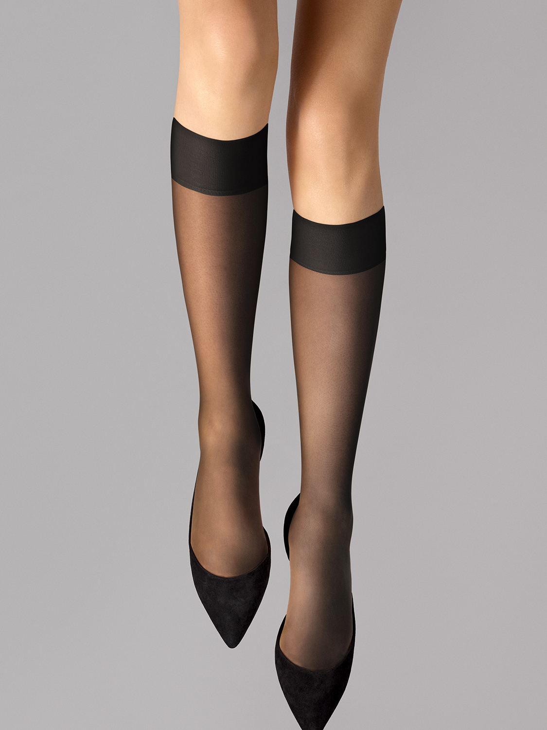 

sheer 15 knee-highs, Black