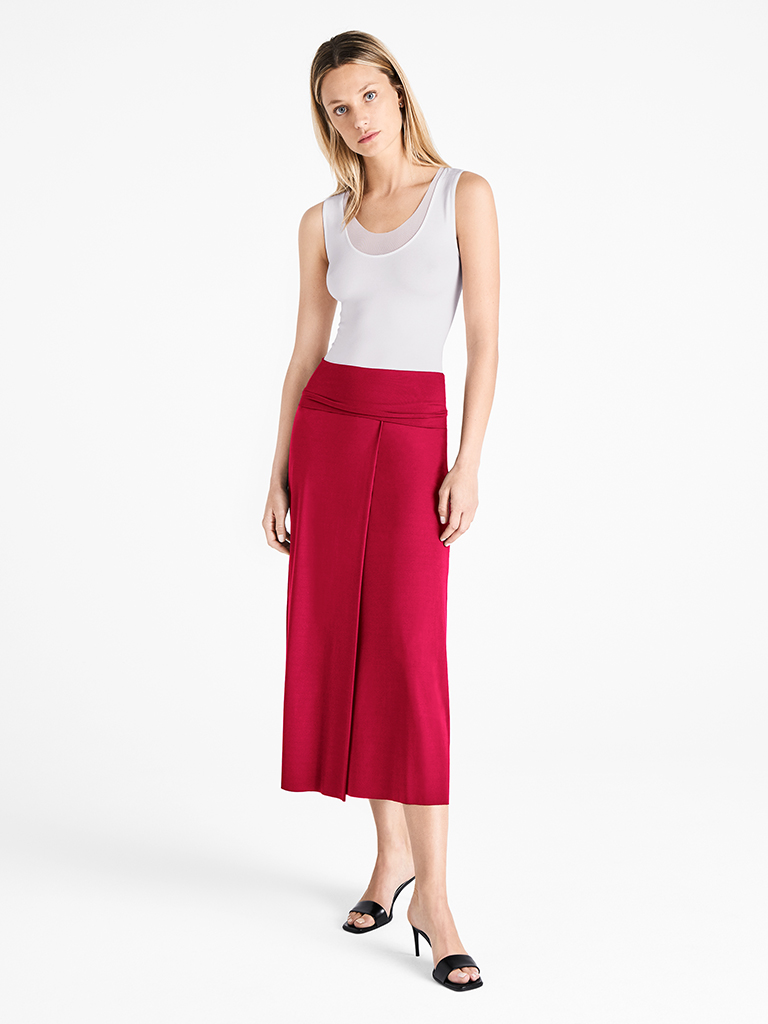 

honey breeze skirt, Poppy red